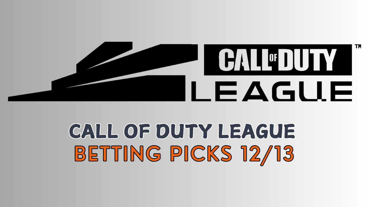 Call of Duty League Betting Picks December 13, 2024