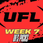 UFL Week 7 DFS Picks 2025
