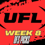 UFL Week 8 DFS Picks 2025