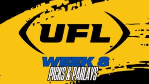 UFL Week 8 Picks & Parlays 2025