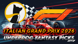 Italian Grand Prix 2026 Underdog Fantasy Picks